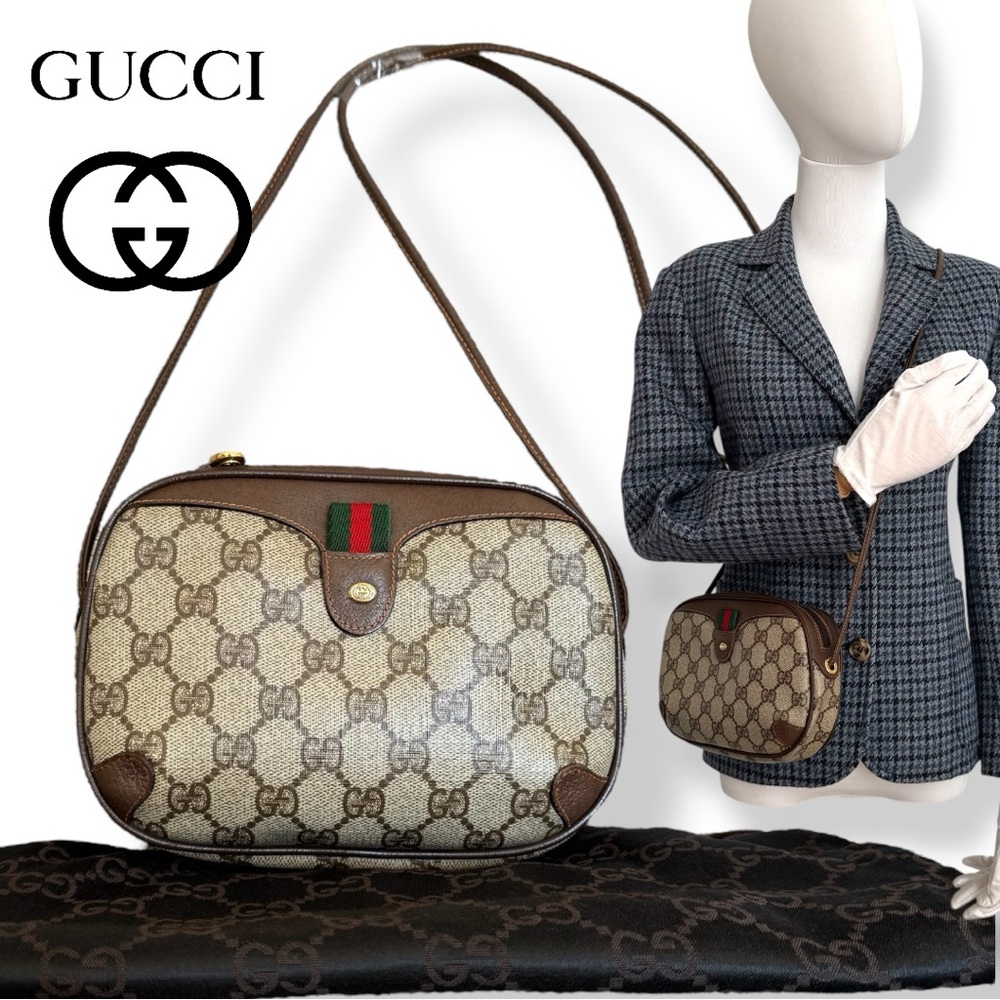 ❌SOLD❌Gucci GG Ophidia Canvas Crossbody Bag – Iconic Monogram & Web Detail✨ - Picture 4 of 17